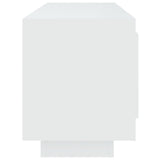 NNEVL TV Cabinet White 102x35x45 cm Engineered Wood