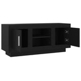 NNEVL TV Cabinet Black 102x35x45 cm Engineered Wood