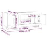 NNEVL TV Cabinet Black 102x35x45 cm Engineered Wood
