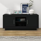 NNEVL TV Cabinet Black 102x35x45 cm Engineered Wood