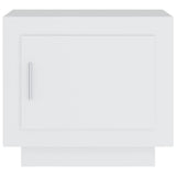 NNEVL Coffee Table White 51x50x45 cm Engineered Wood