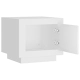 NNEVL Coffee Table White 51x50x45 cm Engineered Wood