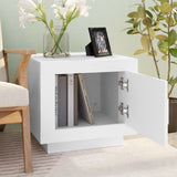 NNEVL Coffee Table White 51x50x45 cm Engineered Wood