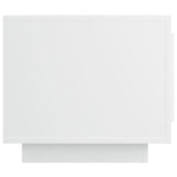 NNEVL Coffee Table White 102x50x45 cm Engineered Wood