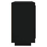 NNEVL Sideboard Black 80x40x75 cm Engineered Wood