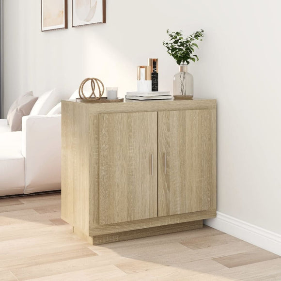 NNEVL Sideboard Sonoma Oak 80x40x75 cm Engineered Wood