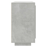 NNEVL Sideboard Concrete Grey 80x40x75 cm Engineered Wood