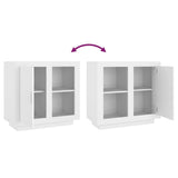 NNEVL Sideboard White 80x40x75 cm