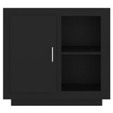NNEVL Sideboard Black 80x40x75 cm