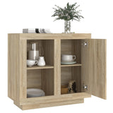 NNEVL Sideboard Sonoma Oak 80x40x75 cm