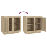 NNEVL Sideboard Sonoma Oak 80x40x75 cm