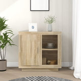 NNEVL Sideboard Sonoma Oak 80x40x75 cm