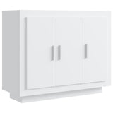 NNEVL Sideboard White 92x35x75 cm Engineered Wood