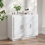 NNEVL Sideboard White 92x35x75 cm Engineered Wood