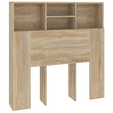 NNEVL Headboard Cabinet Sonoma Oak 100x19x103.5 cm