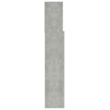 NNEVL Headboard Cabinet Concrete Grey 100x19x103.5 cm