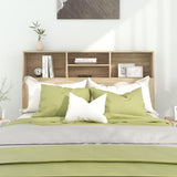 NNEVL Headboard Cabinet Sonoma Oak 140x19x103.5 cm