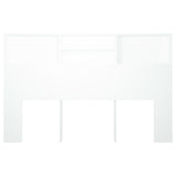 NNEVL Headboard Cabinet White 160x19x103.5 cm