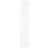 NNEVL Headboard Cabinet White 160x19x103.5 cm
