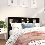 NNEVL Headboard Cabinet Black 180x19x103.5 cm