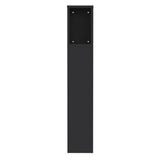 NNEVL Headboard Cabinet Black 100x18.5x104.5 cm