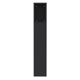NNEVL Headboard Cabinet Black 100x18.5x104.5 cm