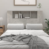 NNEVL Headboard Cabinet Concrete Grey 120x18.5x104.5 cm