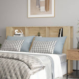 NNEVL Headboard Cabinet Sonoma Oak 180x18.5x104.5 cm