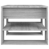 NNEVL Coffee Table Grey Sonoma 55.5x55x45 cm Engineered Wood
