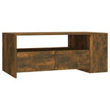NNEVL Coffee Table Smoked Oak 102x55x42 cm Engineered Wood
