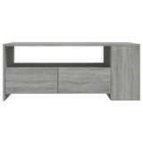 NNEVL Coffee Table Grey Sonoma 102x55x42 cm Engineered Wood
