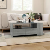NNEVL Coffee Table Grey Sonoma 102x55x42 cm Engineered Wood