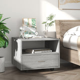 NNEVL Coffee Table Grey Sonoma 55x55x40 cm Engineered Wood