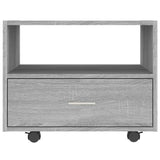 NNEVL Coffee Table Grey Sonoma 55x55x40 cm Engineered Wood