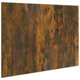 NNEVL Bed Headboard Smoked Oak 120x1.5x80 cm Engineered Wood