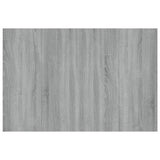 NNEVL Bed Headboard Grey Sonoma 120x1.5x80 cm Engineered Wood