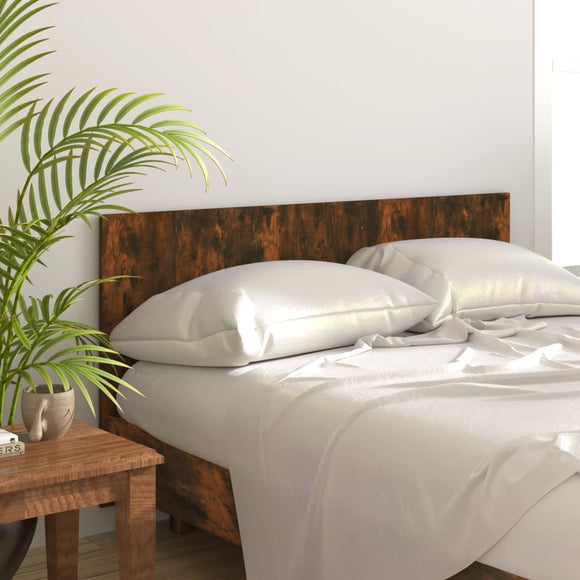 NNEVL Bed Headboard Smoked Oak 160x1.5x80 cm Engineered Wood