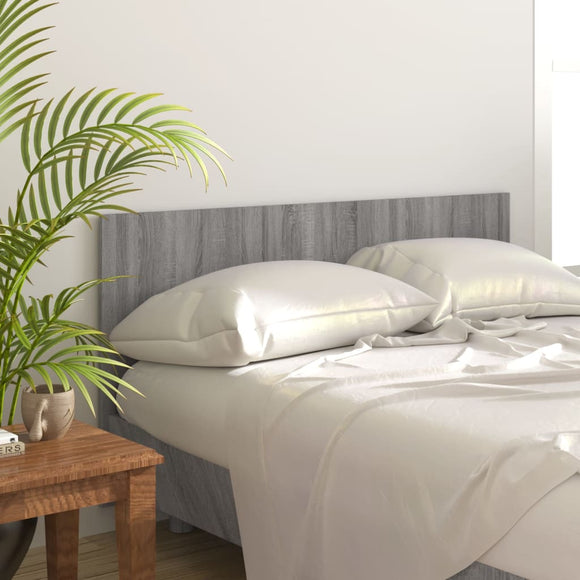 NNEVL Bed Headboard Grey Sonoma 160x1.5x80 cm Engineered Wood