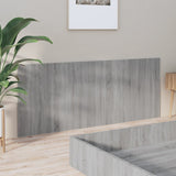 NNEVL Bed Headboard Grey Sonoma 200x1.5x80 cm Engineered Wood