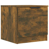 NNEVL Bedside Cabinet Smoked Oak 40x39x40 cm
