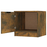 NNEVL Bedside Cabinet Smoked Oak 40x39x40 cm