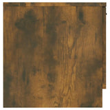 NNEVL Bedside Cabinets 2 pcs Smoked Oak 40x39x40 cm