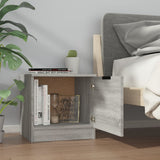 NNEVL Bedside Cabinet Grey Sonoma 40x39x40 cm