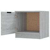 NNEVL Bedside Cabinet Grey Sonoma 40x39x40 cm