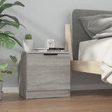 NNEVL Bedside Cabinets 2 pcs Grey Sonoma 40x39x40 cm