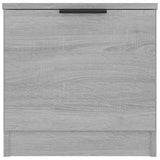 NNEVL Bedside Cabinets 2 pcs Grey Sonoma 40x39x40 cm