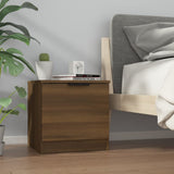 NNEVL Bedside Cabinet Brown Oak 40x39x40 cm