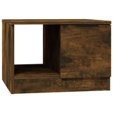 NNEVL Coffee Table Smoked Oak 50x50x36 cm Engineered Wood