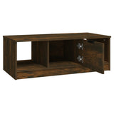 NNEVL Coffee Table Smoked Oak 102x50x36 cm Engineered Wood