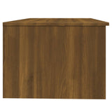 NNEVL Coffee Table Brown Oak 102x50x36 cm Engineered Wood